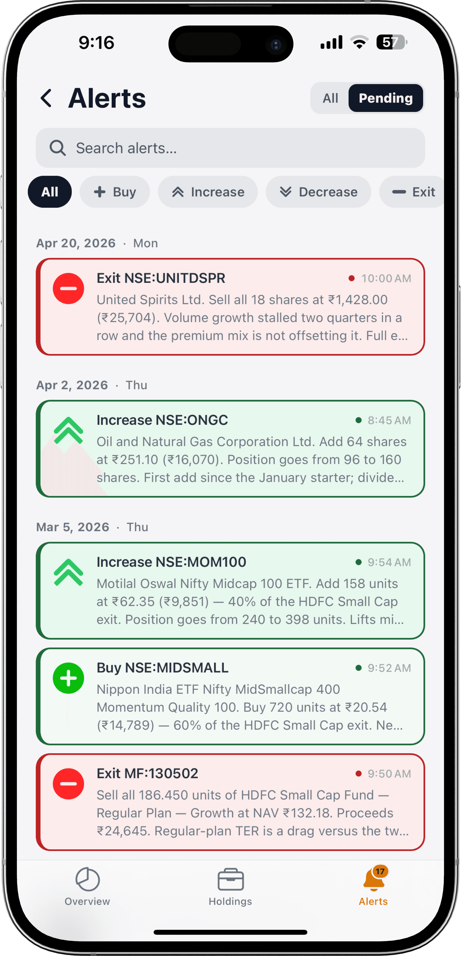 Alerts